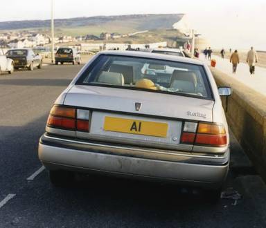UK Number Plate A 1