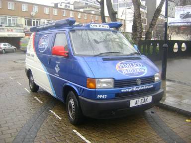 UK Number Plate A1 EAK