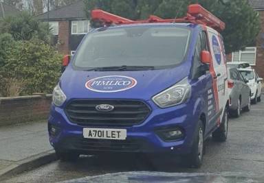 UK Number Plate A701 LET