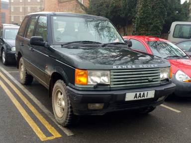 UK Number Plate AAA 1