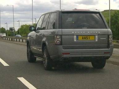 UK Number Plate AAS 1