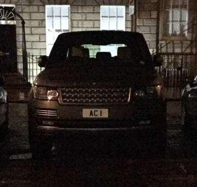 UK Number Plate AC 1