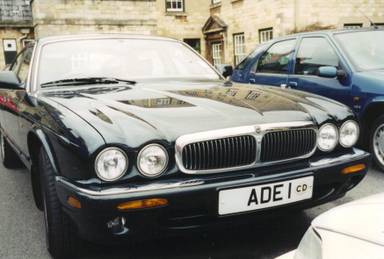 UK Number Plate ADE 1
