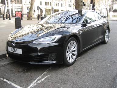 UK Number Plate ADE 1