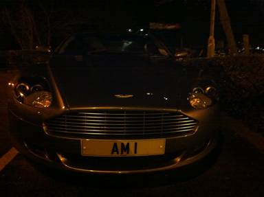 UK Number Plate AM 1