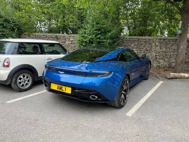 UK Number Plate AML 1