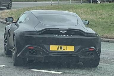 UK Number Plate AML 1