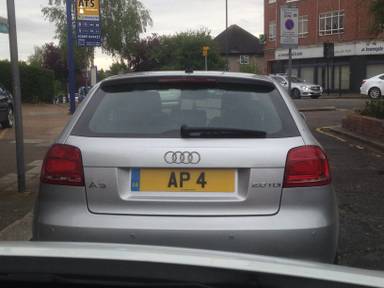 UK Number Plate AP 4