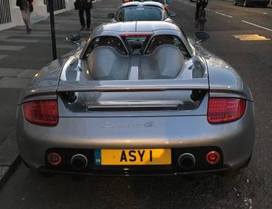 UK Number Plate ASY 1