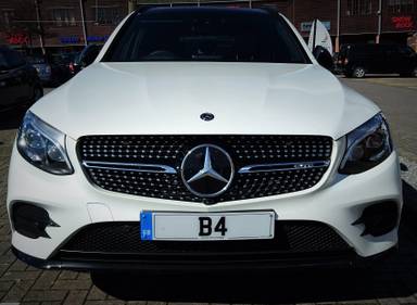 UK Number Plate B 4