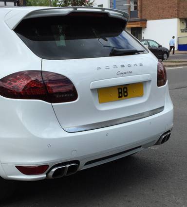 UK Number Plate B 8