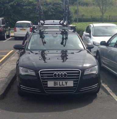 UK Number Plate B1 LLY
