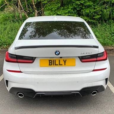 UK Number Plate B1 LLY