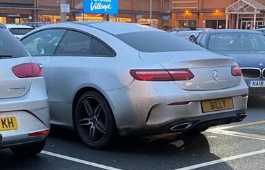 UK Number Plate B1 LLY