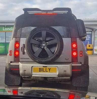UK Number Plate B1 LLY