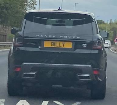 UK Number Plate B1 LLY
