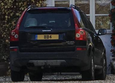 UK Number Plate BB 4