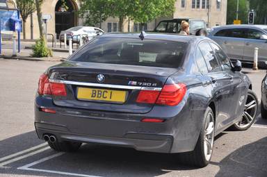UK Number Plate BBC 1