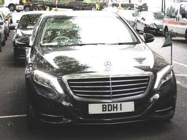 UK Number Plate BDH 1