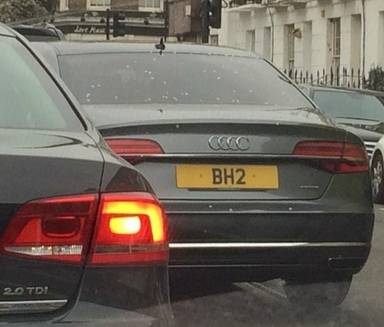UK Number Plate BH 2