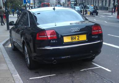 UK Number Plate BH 2