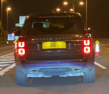 UK Number Plate BIG 1