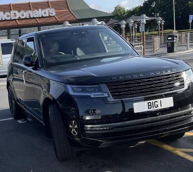UK Number Plate BIG 1