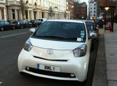 UK Number Plate BML 1