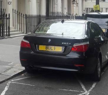 UK Number Plate BOL 1