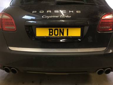 UK Number Plate BON 1
