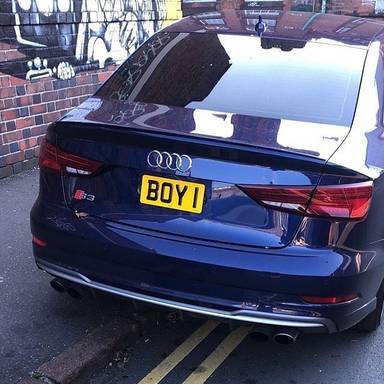 UK Number Plate BOY 1