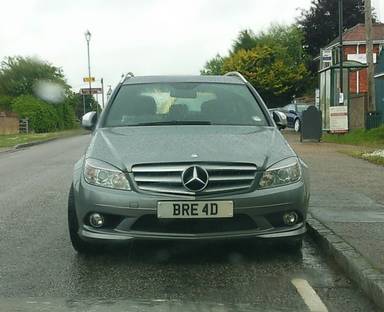 UK Number Plate BRE 4D