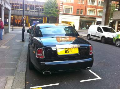 UK Number Plate BS 1