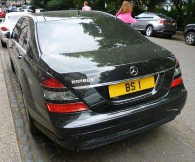 UK Number Plate BS 1