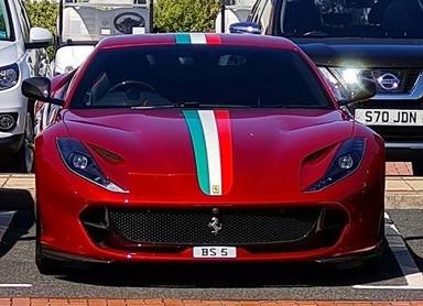 UK Number Plate BS 5