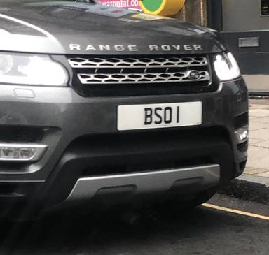 UK Number Plate BSO 1