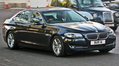 UK Number Plate BUR 1A