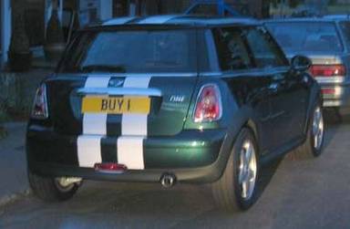 UK Number Plate BUY 1