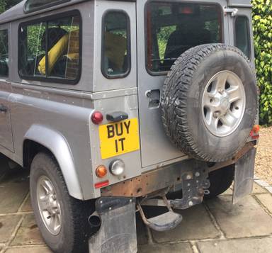 UK Number Plate BUY 1T