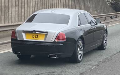 UK Number Plate C 13