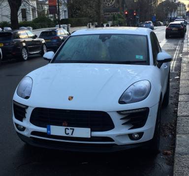 UK Number Plate C 7