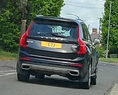UK Number Plate C 73
