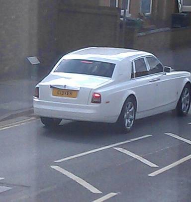UK Number Plate C13 VER
