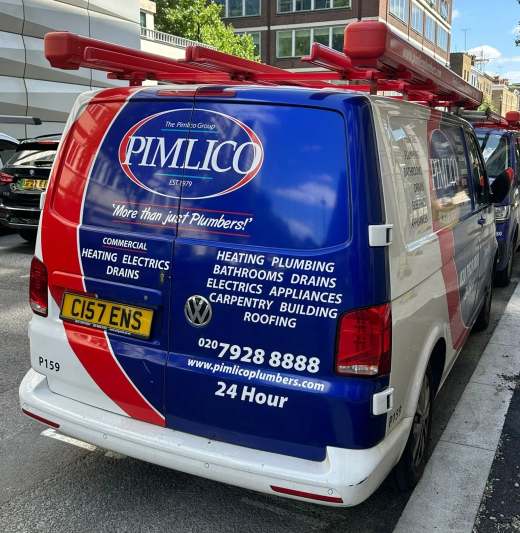 C157 ENS number plate – Pimlico Plumbers