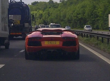 UK Number Plate C4 LLS