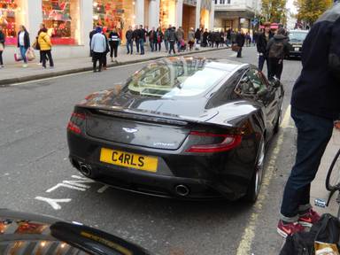 UK Number Plate C4 RLS