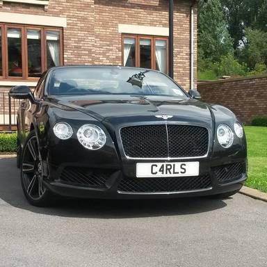 UK Number Plate C4 RLS