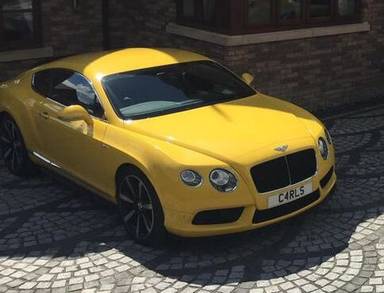UK Number Plate C4 RLS