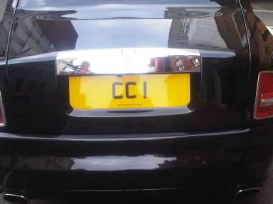 UK Number Plate CC 1