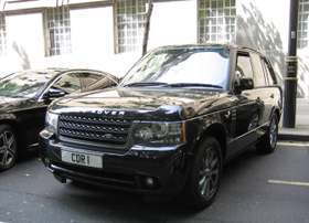 CDR 1 on a vehicle — Democratic Republic of the Congo diplomatic registration